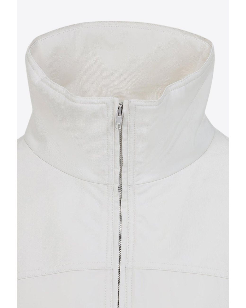 Mordecai White Barakuta Zip-Up Jacket for men