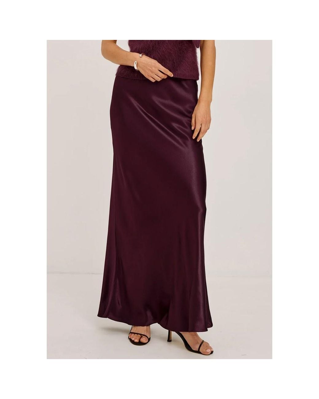 Rails Purple Romina Slip Maxi Skirt