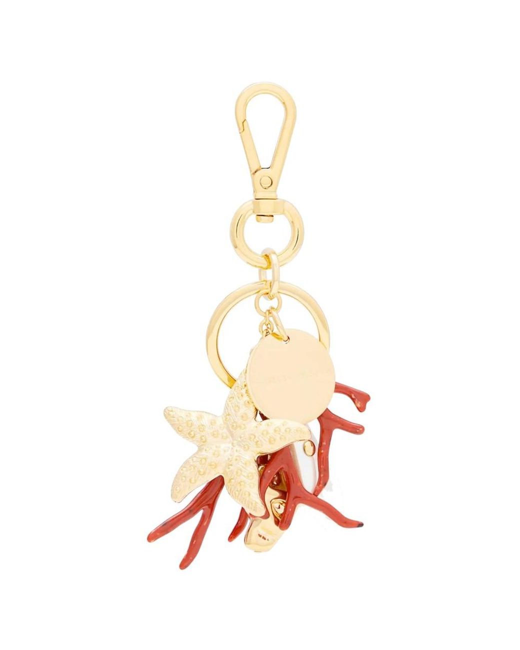 Vanessa Baroni Metallic Key Chain
