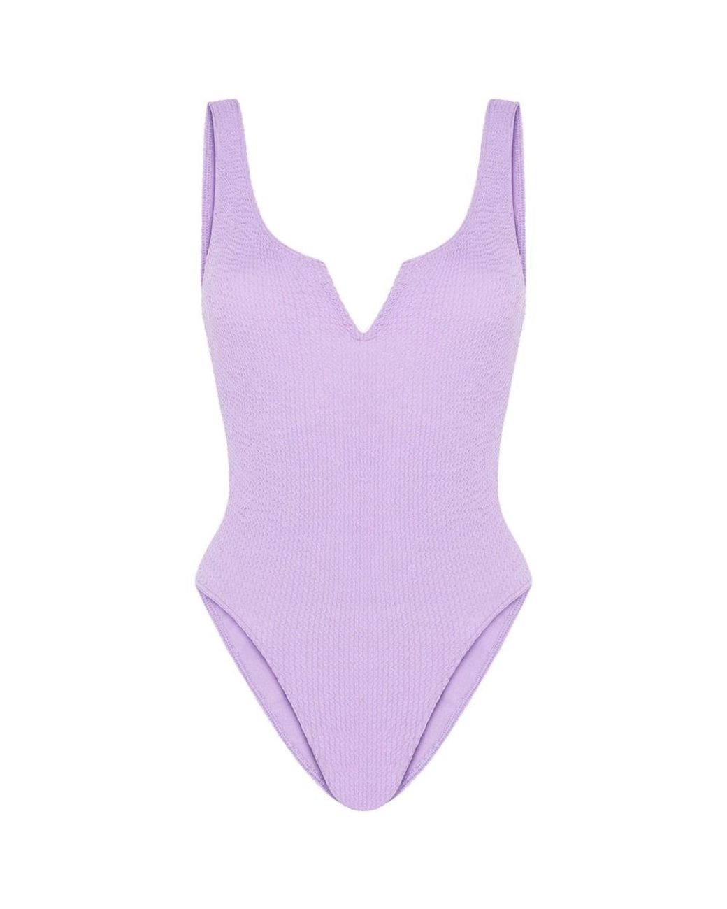 Sorbet Island Purple Ava One Piece Crinkle Swimsuit