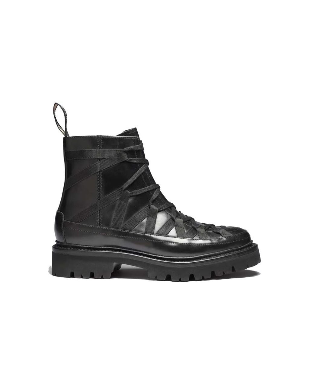 GRENSON Black Jeanette Colorado Hiker Boots