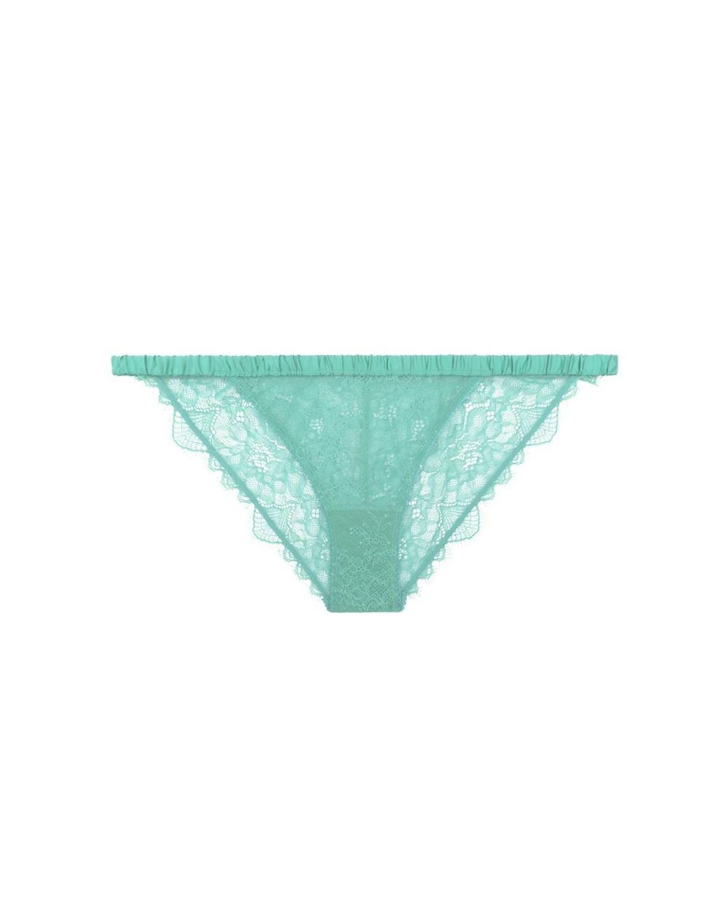 LoveStories Green Wild Rose Single Tanga Brief