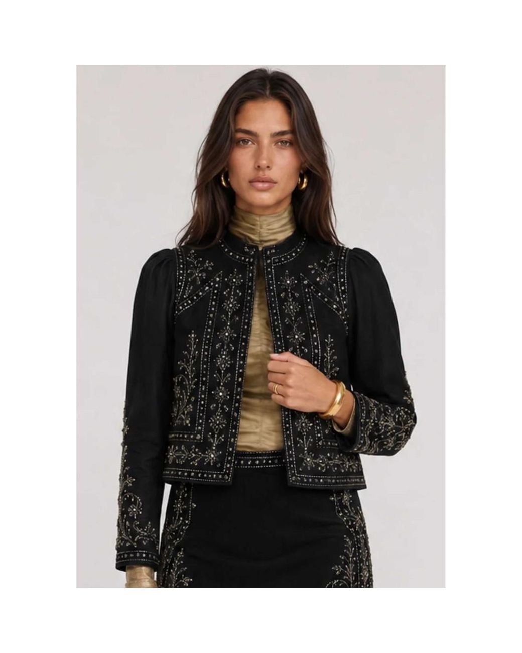 Scarlett Poppies Black Saga Velvet Jacket