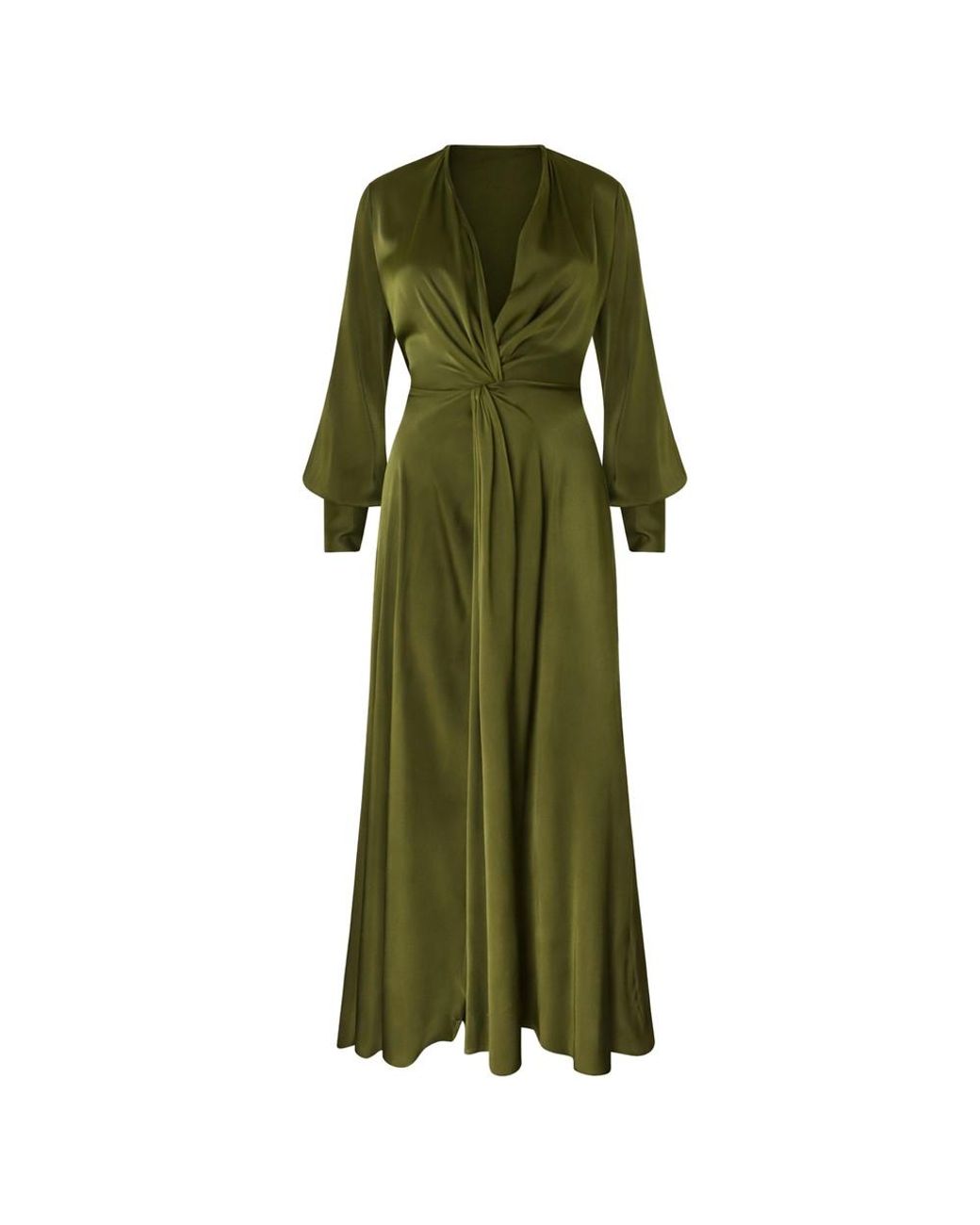 Nouvelle Silk95five Green Palm Beach Club Silk Dress