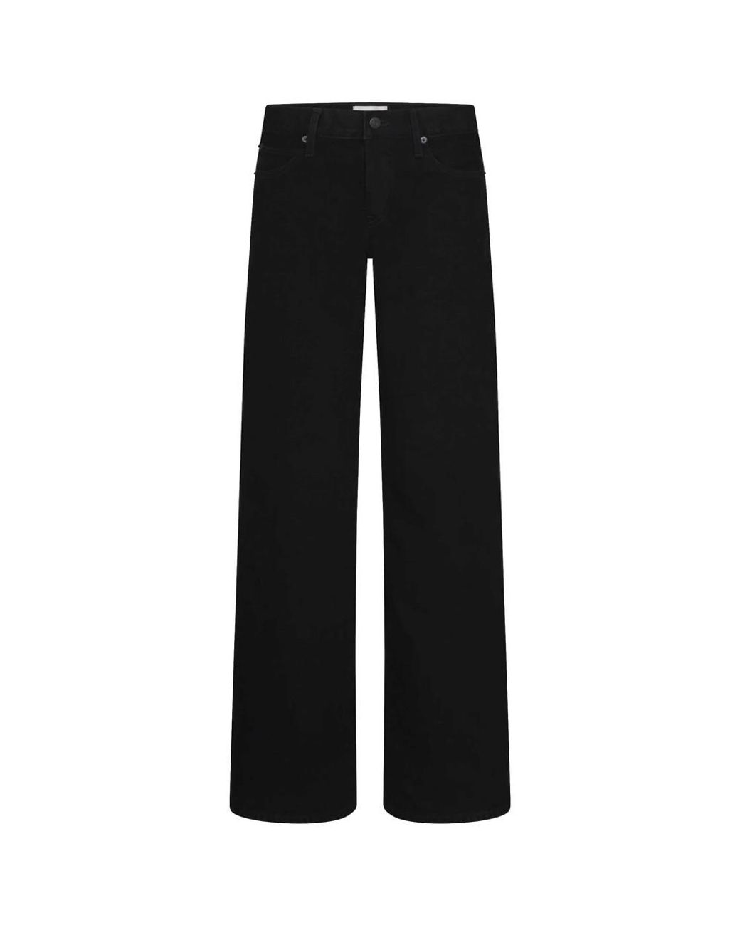 FRAME Black The Pixie Wide Leg Flare Jeans