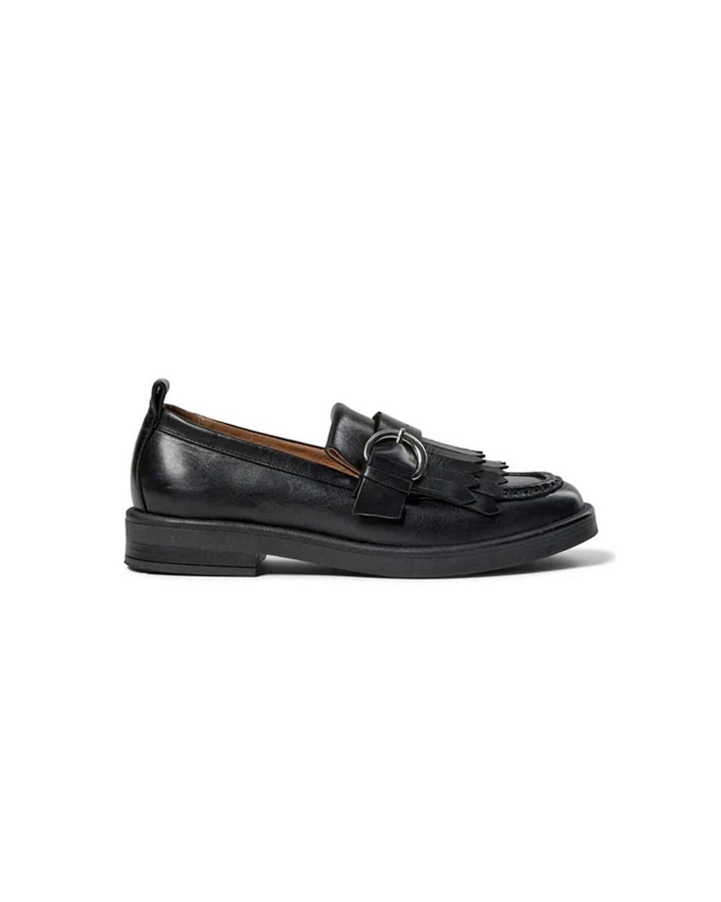 Pavement Black Matilda Leather Loafers