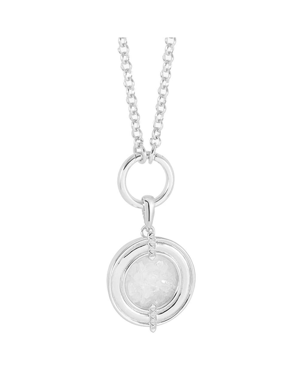 Rachel Jackson White Statement Evolve Amulet Necklace