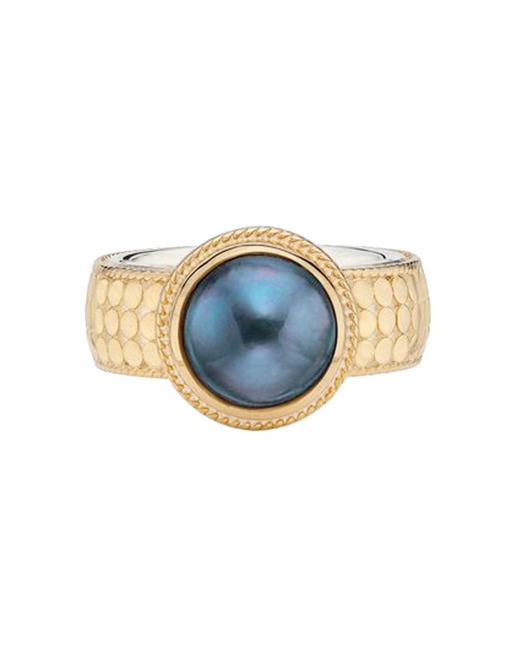 Anna Beck Blue Pearl Cocktail Ring