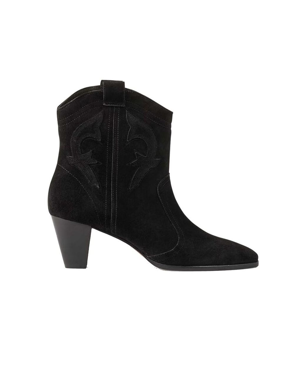 Ba&sh Black Casey Suede Ankle Boot