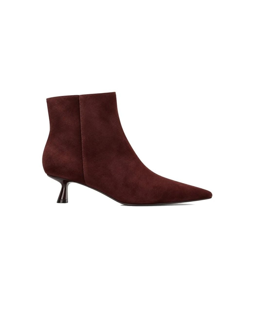 Bibi Lou Brown Sakura Suede Booties 45