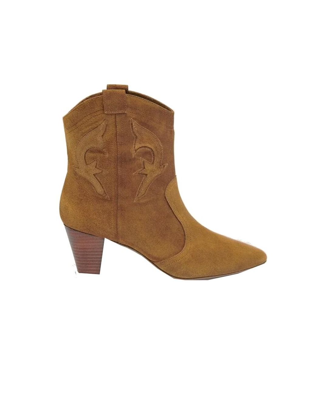 Ba&sh Brown Casey Suede Ankle Boot