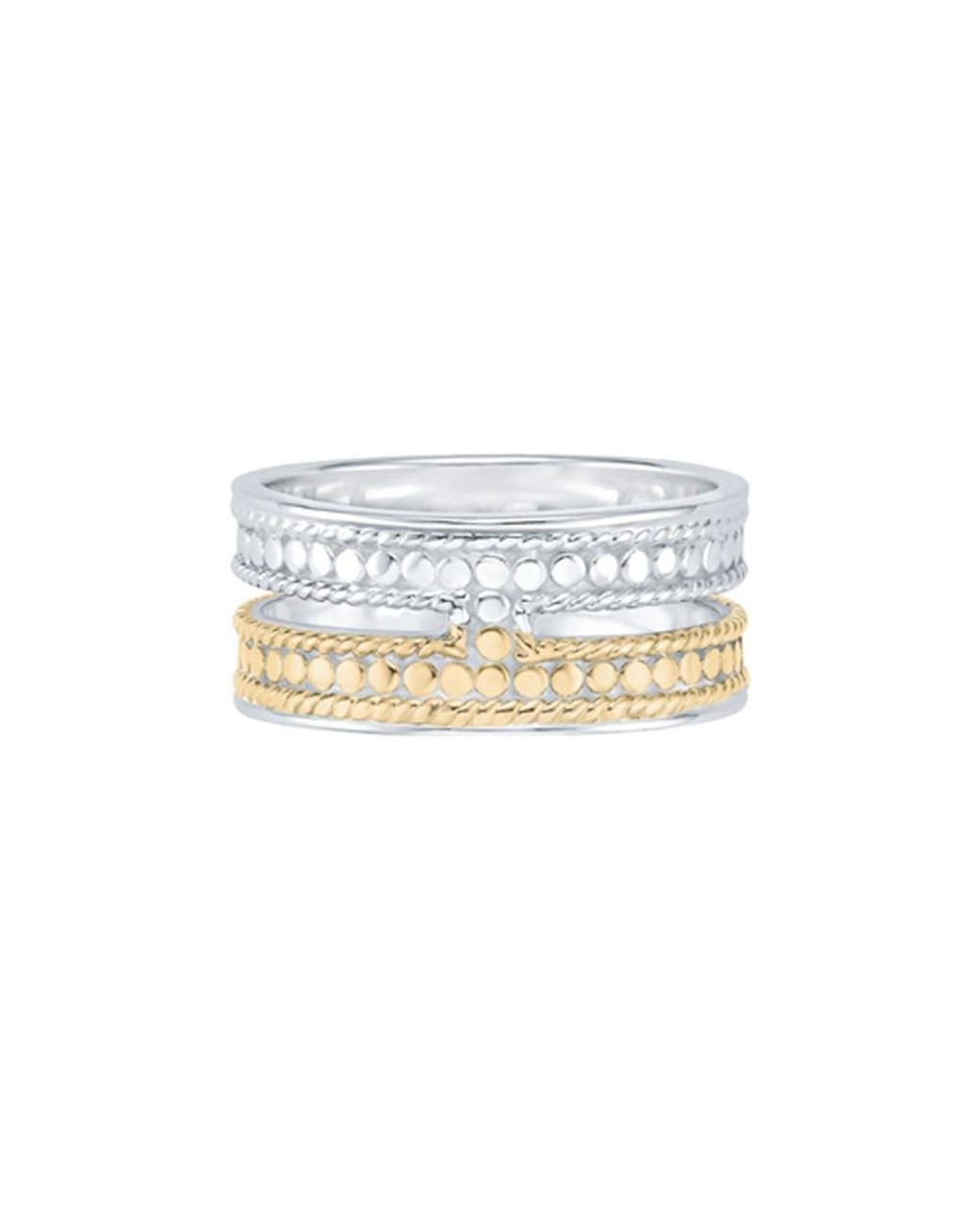 Anna Beck White H Ring