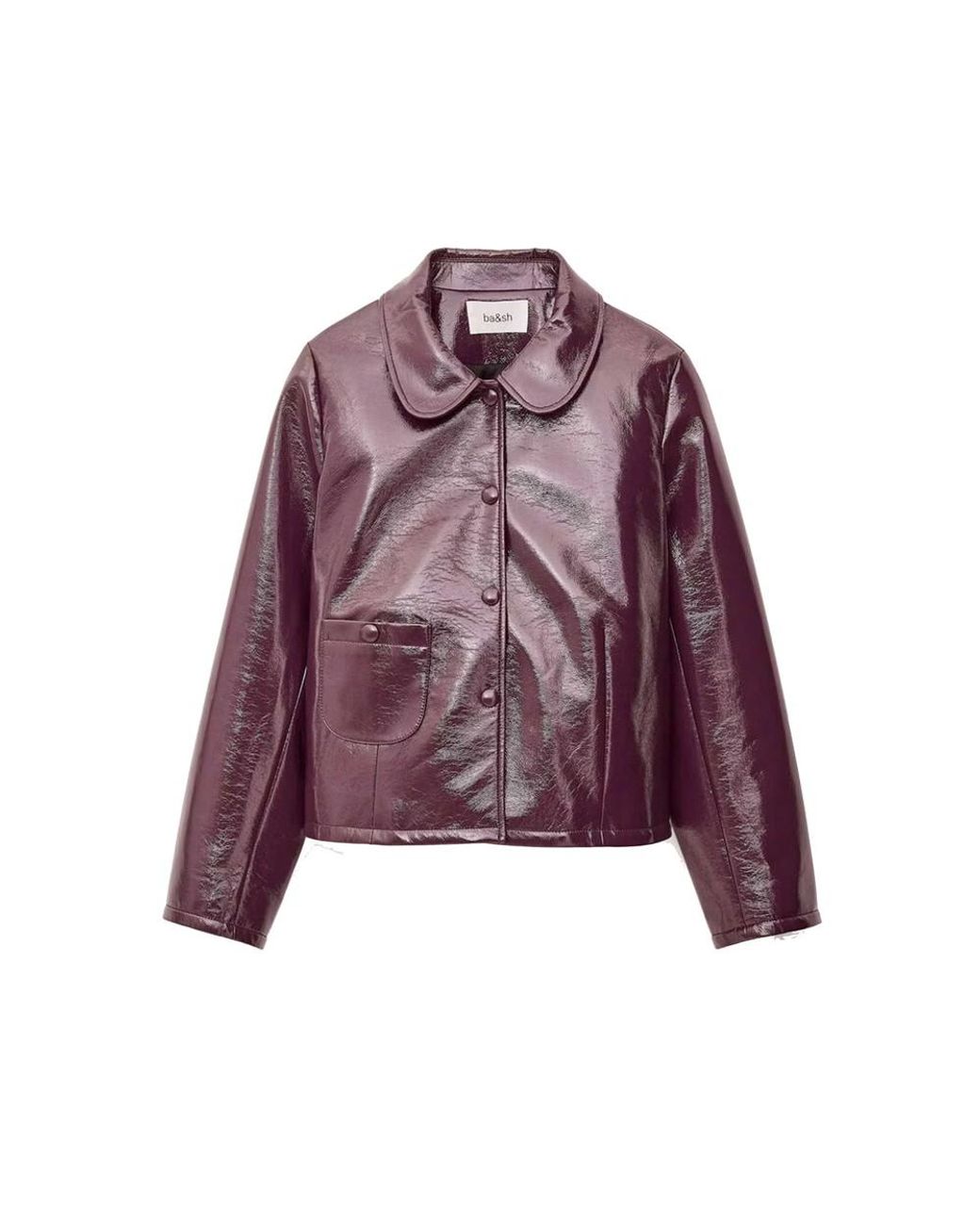 Ba&sh Purple Meelos Jacket