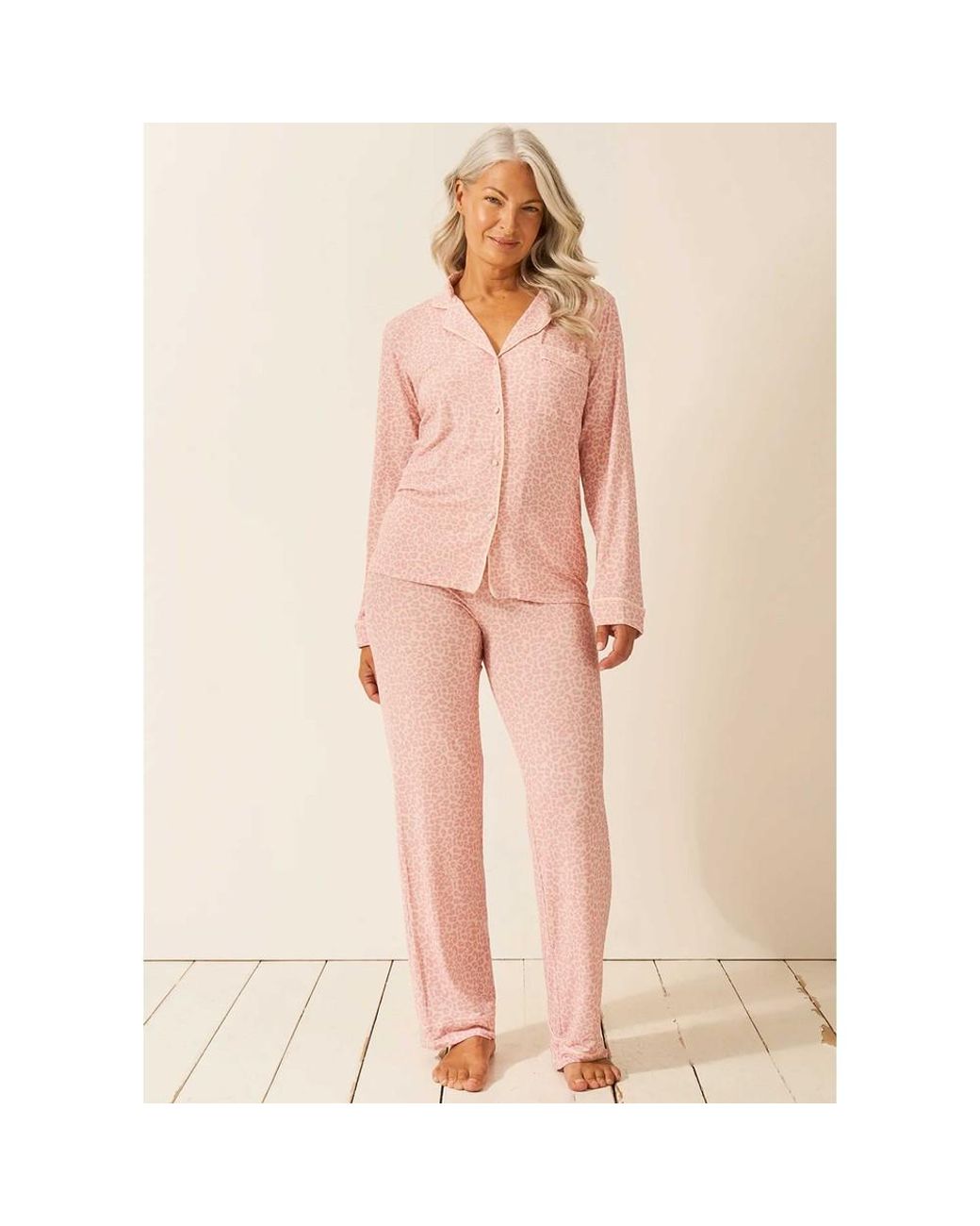 Stripe & Stare Pink Long Pyjamas