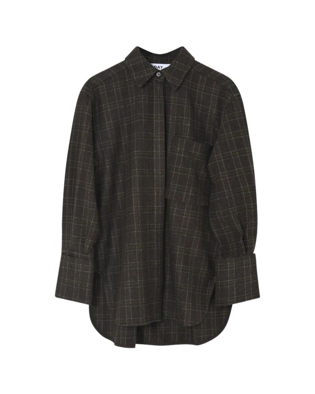 Day Birger et Mikkelsen Black Hara Check Shirt