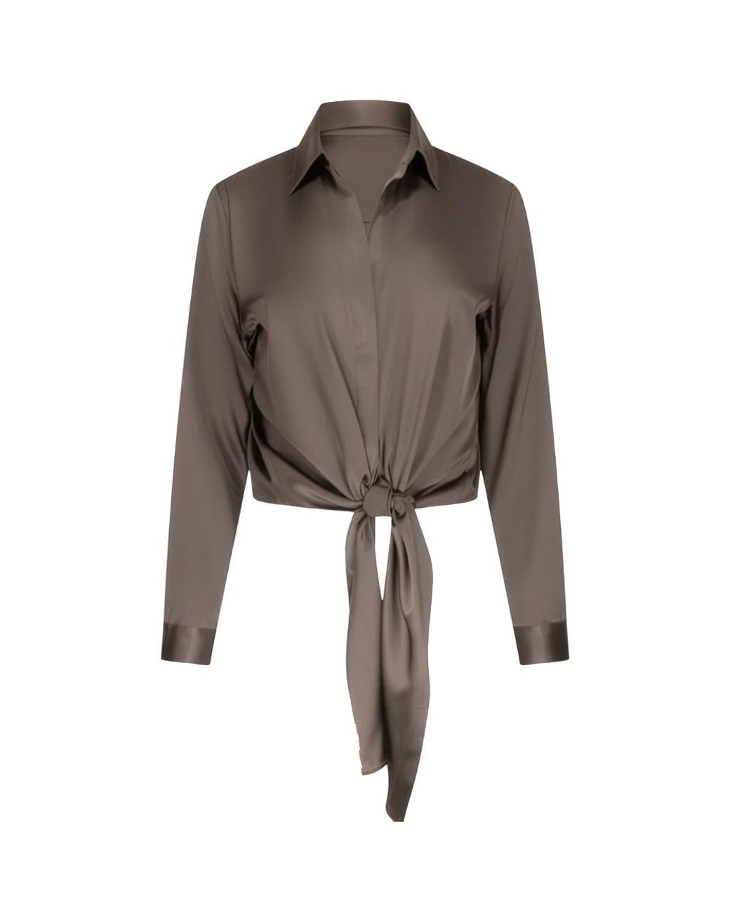 Nouvelle Silk95five Brown Thai Silk Blouse