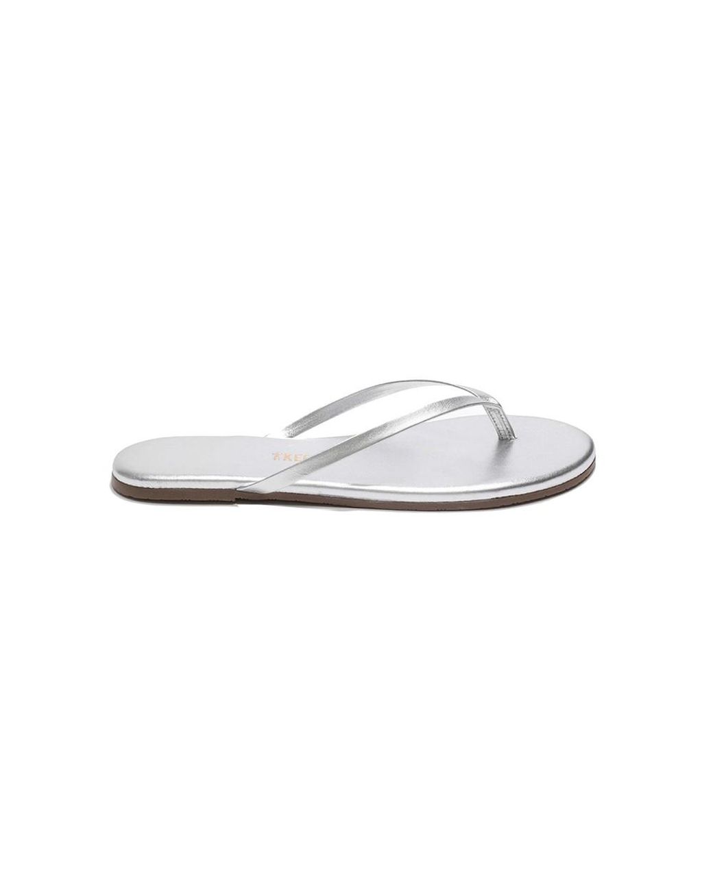 TKEES White Metallics Flip Flop