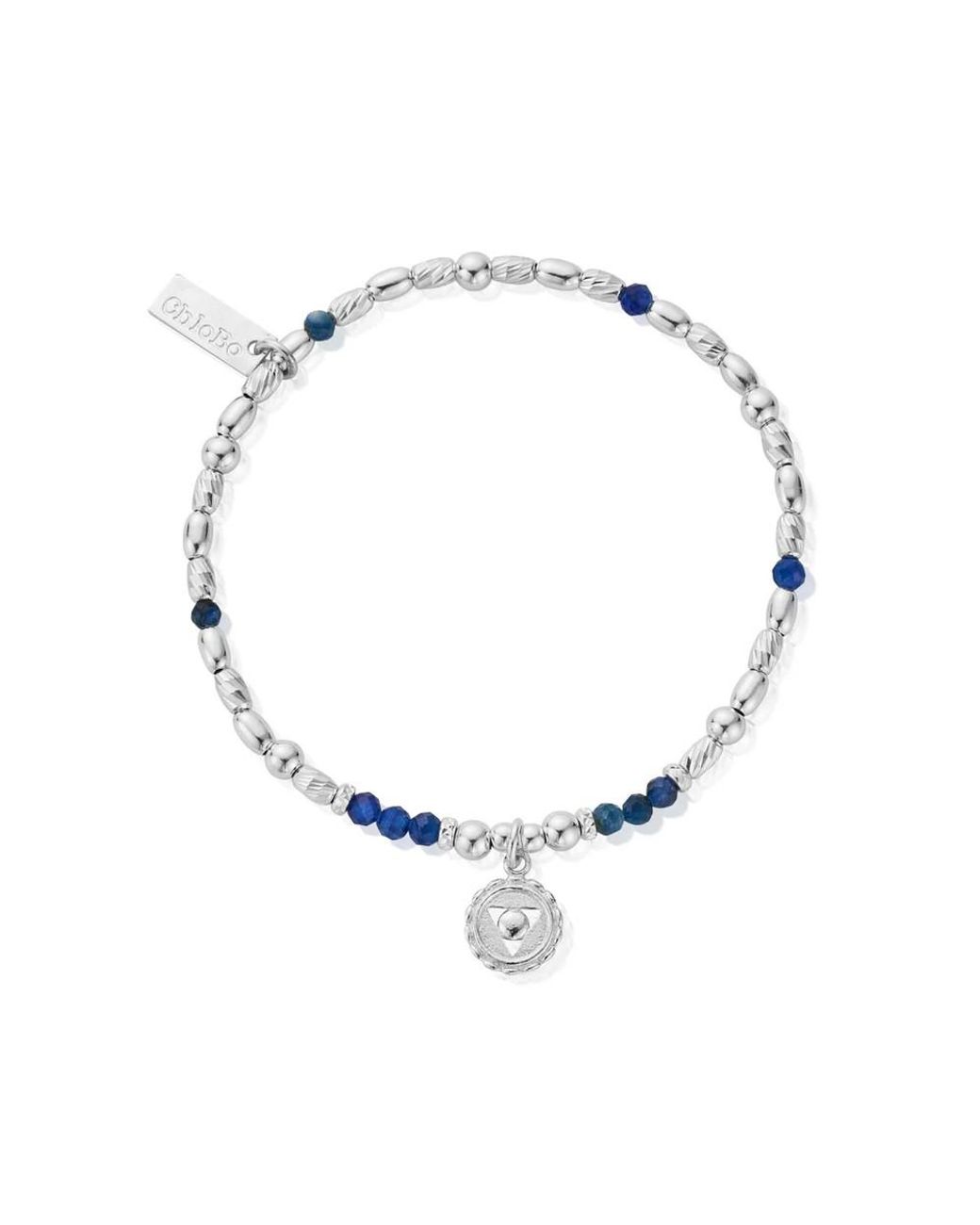 ChloBo Metallic Kyanite Throat Chakra Bracelet