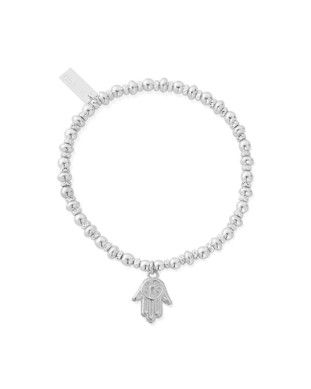 ChloBo Metallic Didi Sparkle Hamsa Hand Bracelet