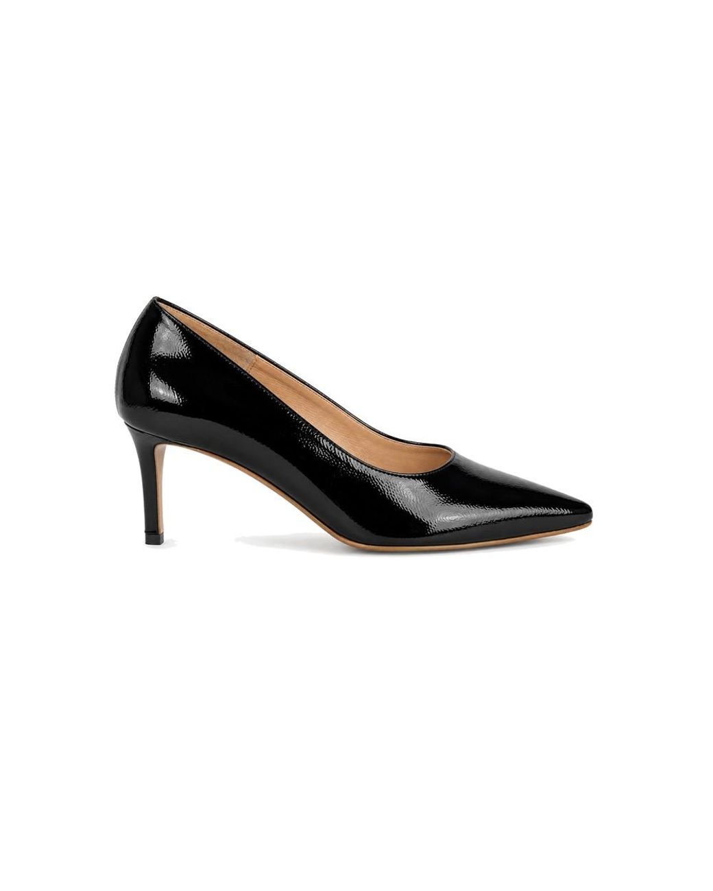 Pavement Black Panubia Patent Heel