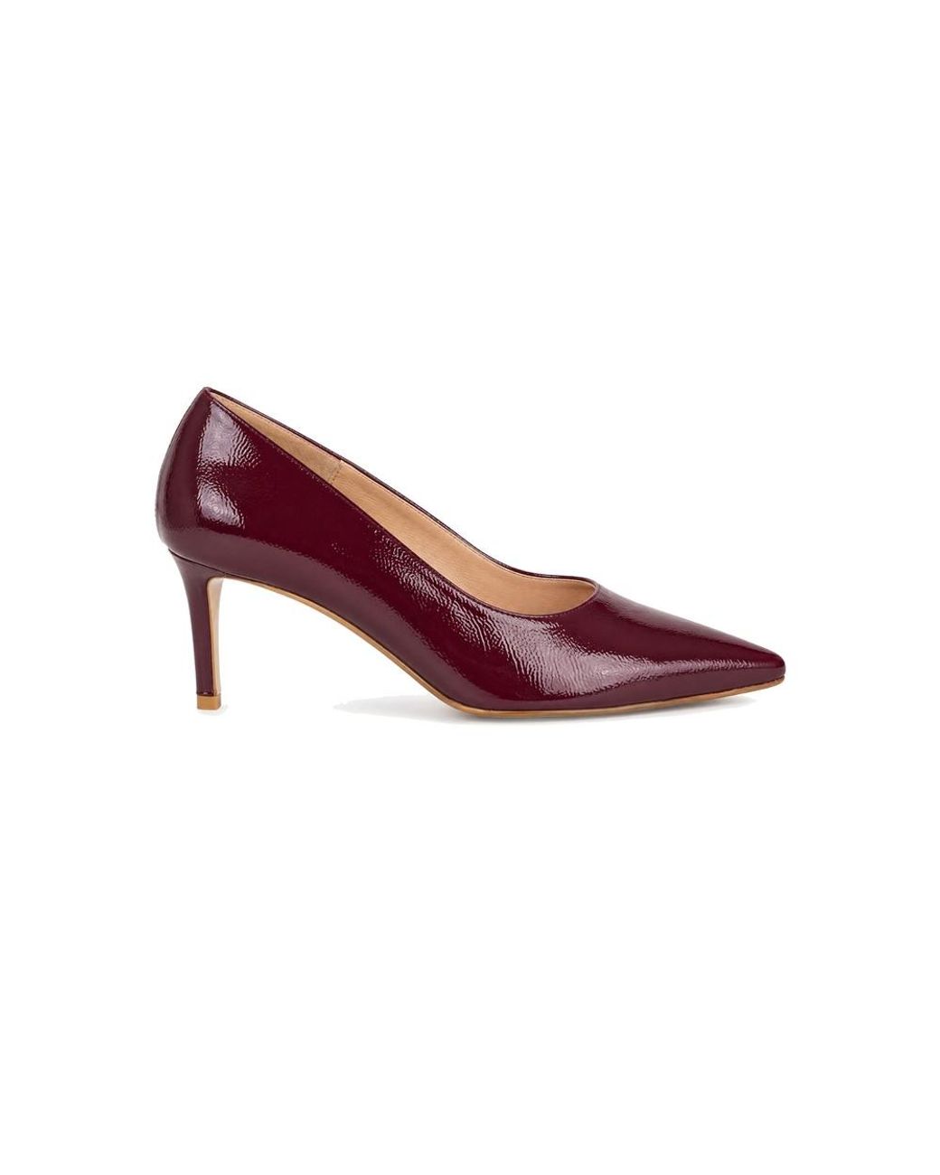 Pavement Red Panubia Patent Heel