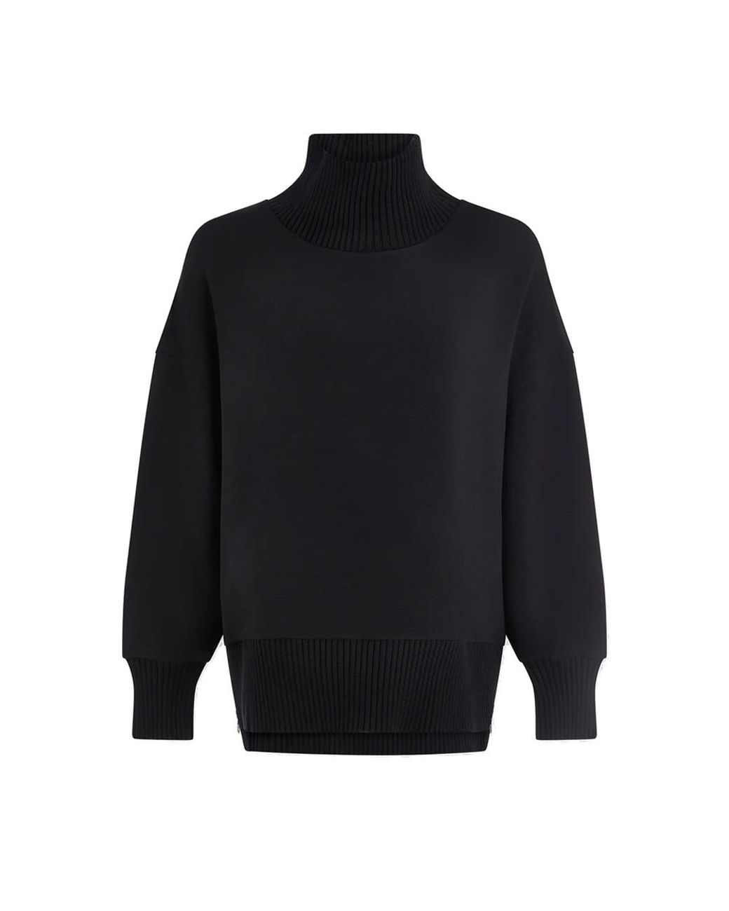 Varley Blue Barker High Neck Sweatshirt