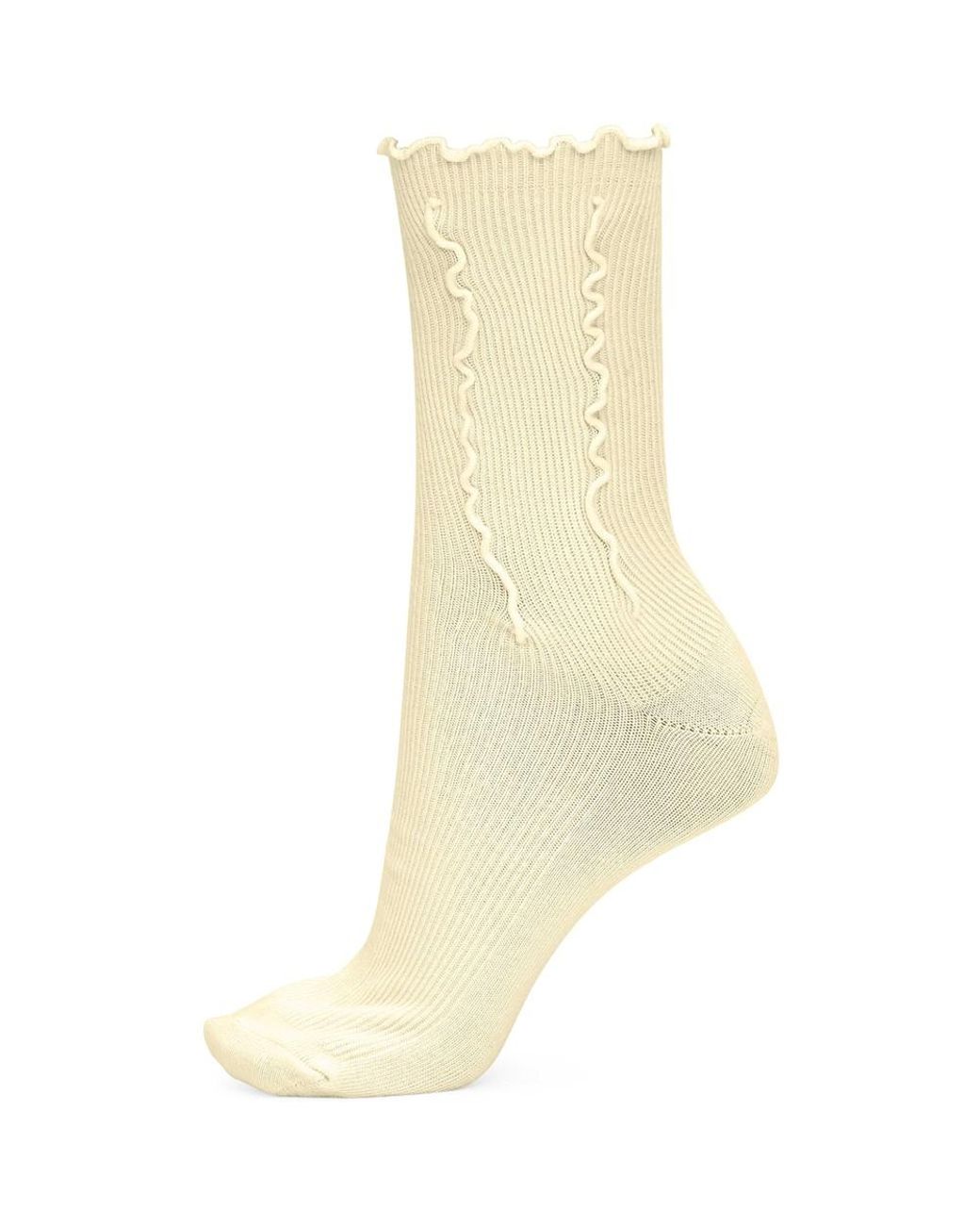 SUI AVA Natural Ruffle Pastel Socks
