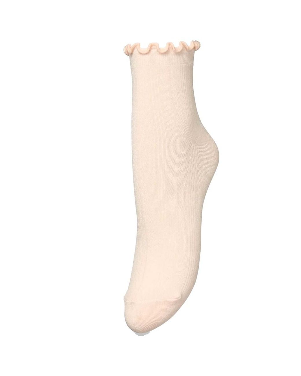 Becksöndergaard Natural Frilla Short Socks