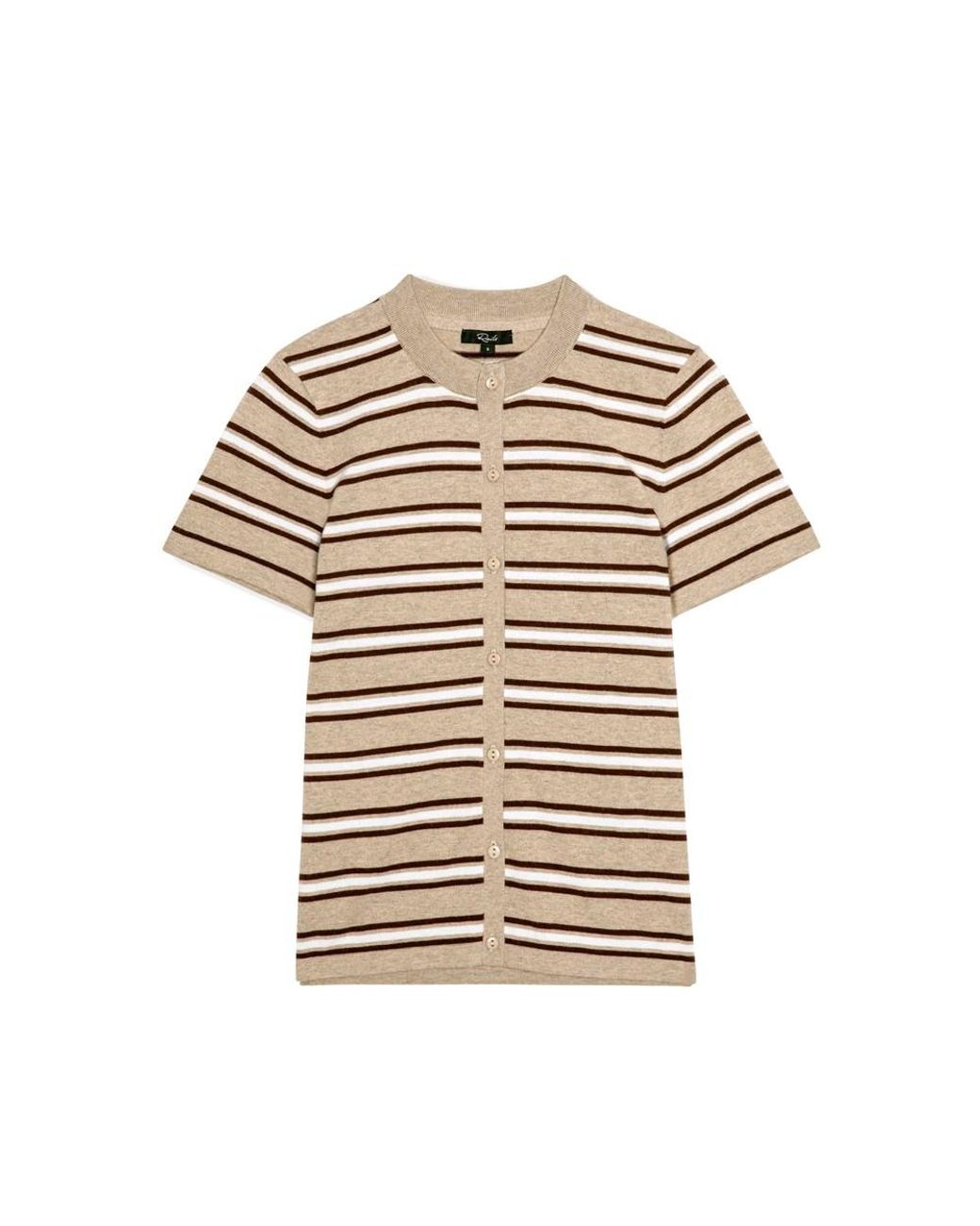 Rails Natural Carol Short Sleeve Top