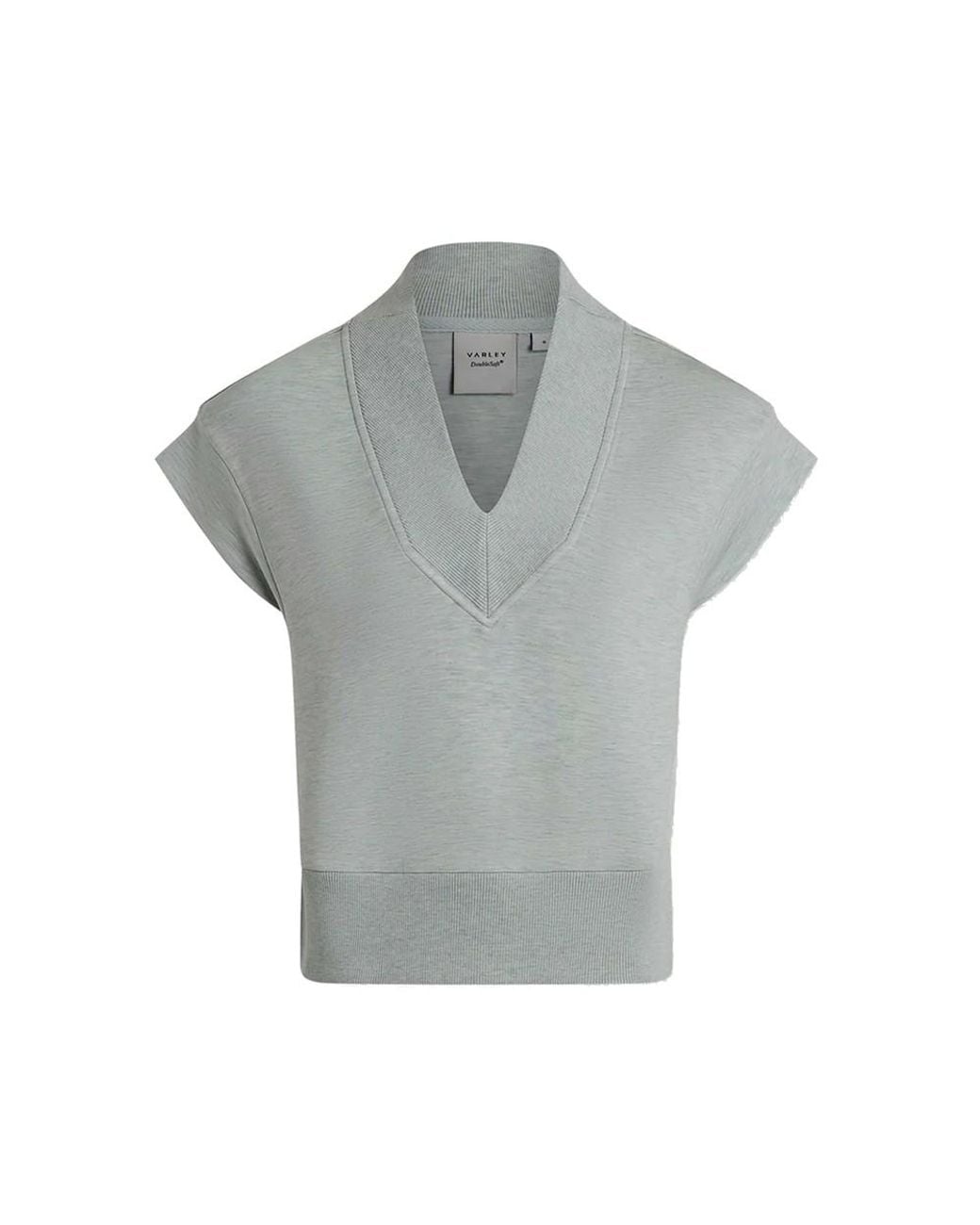 Varley Gray Gracee V Neck Tank
