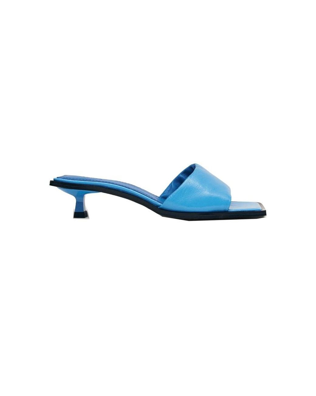 Alohas Blue Kia Onix Leather Heel