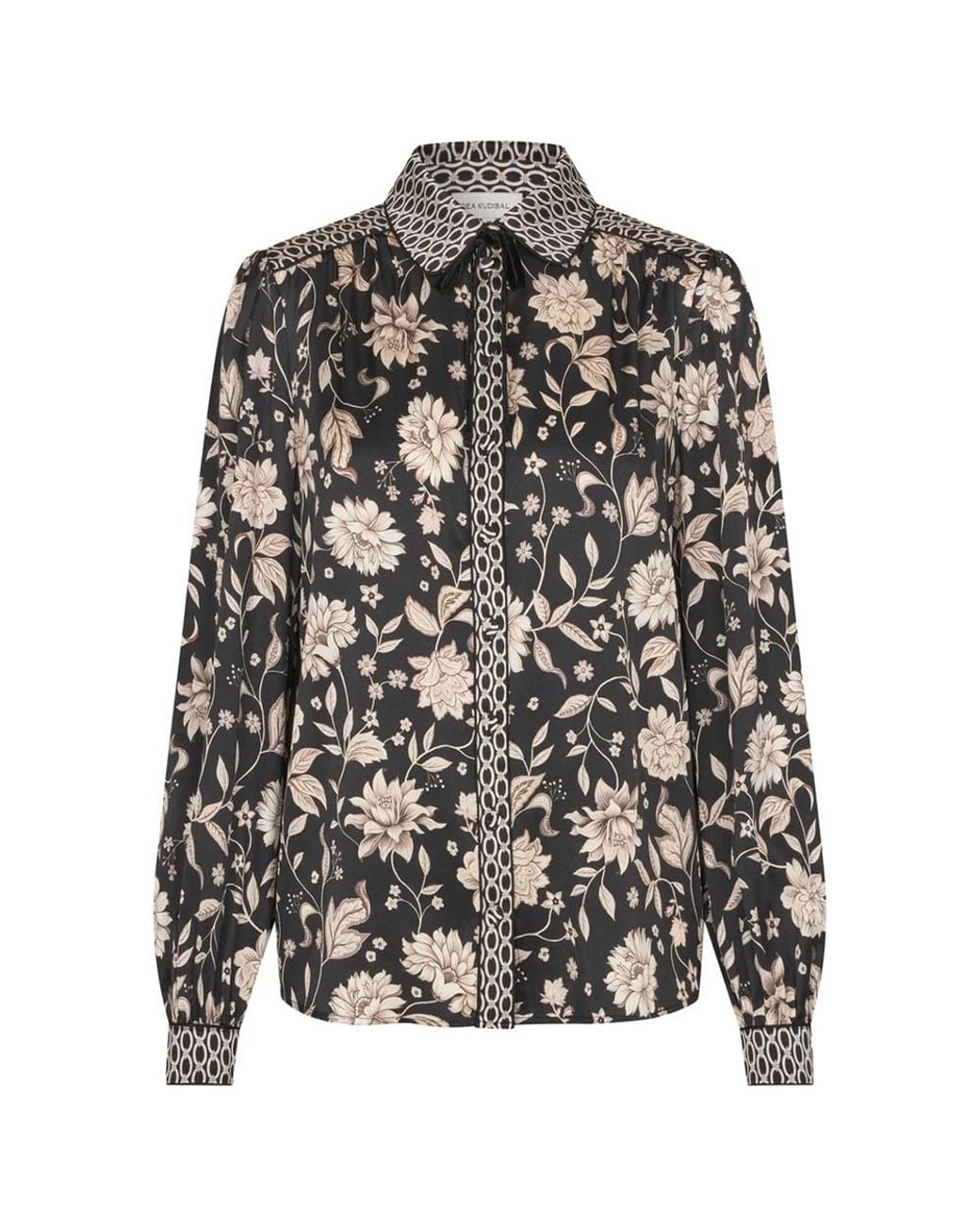 Dea Kudibal Black Margitdea Silk Blouse