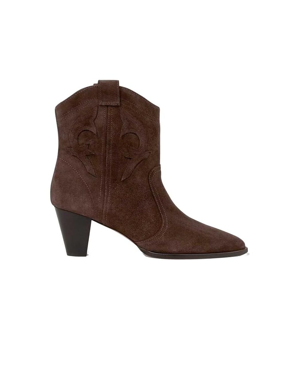 Ba&sh Brown Casey Suede Ankle Boot