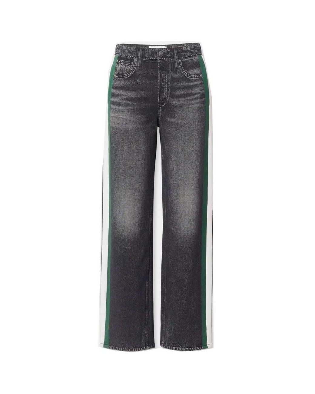 Rag & Bone Gray Rb Miramar Terry Wide Track Pants