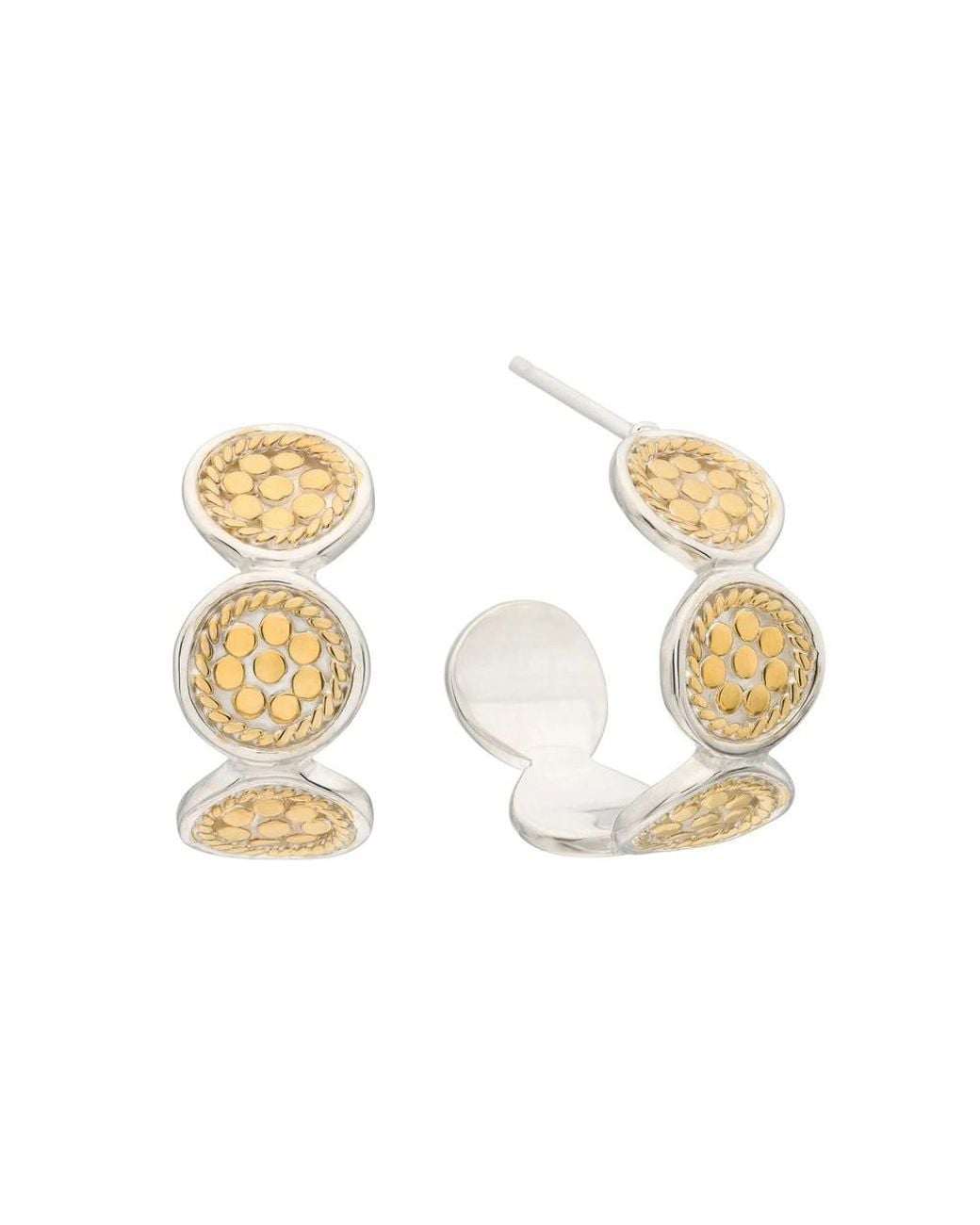 Anna Beck Metallic Wisdom Hoops
