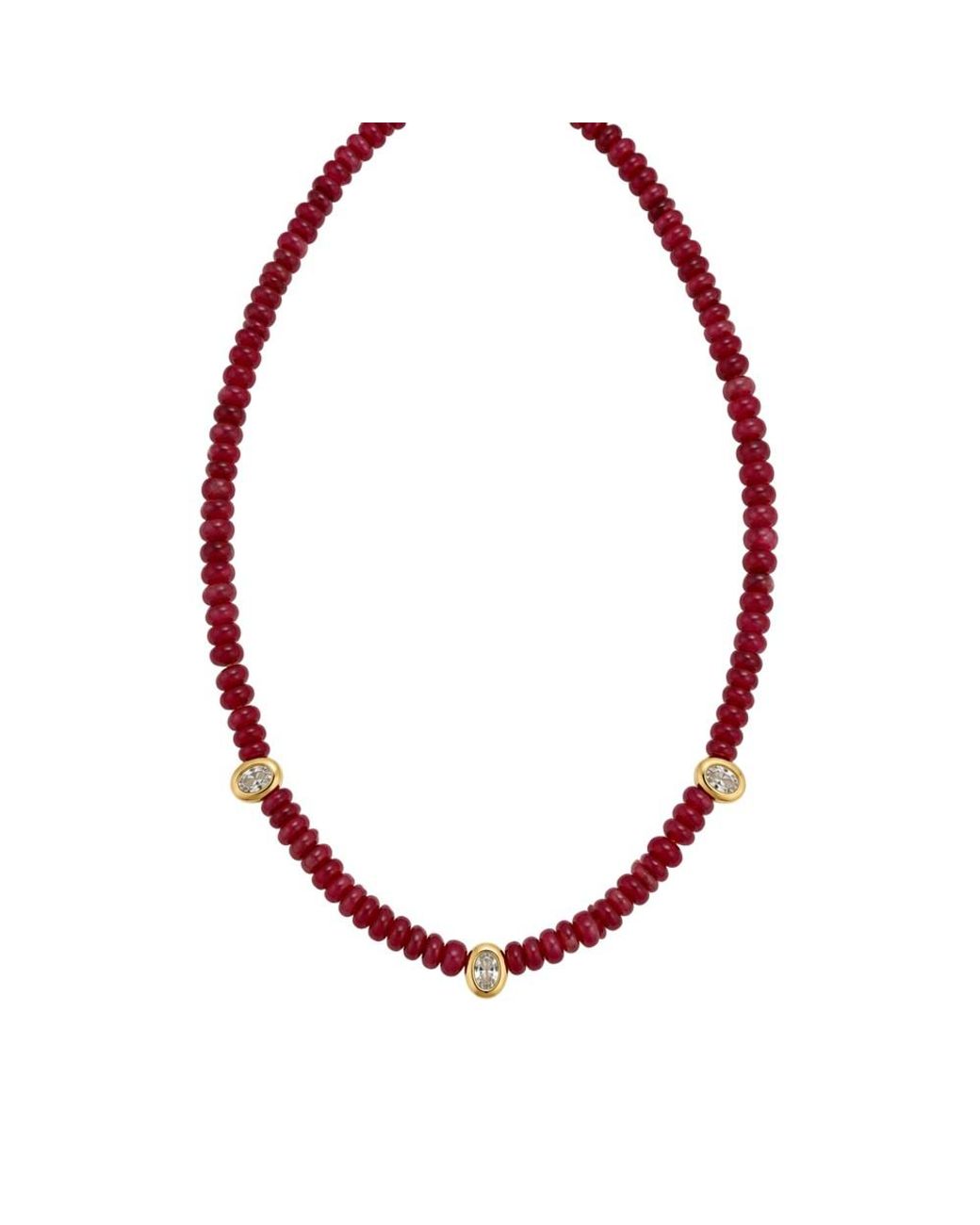 By Alona Red Lucie Necklace