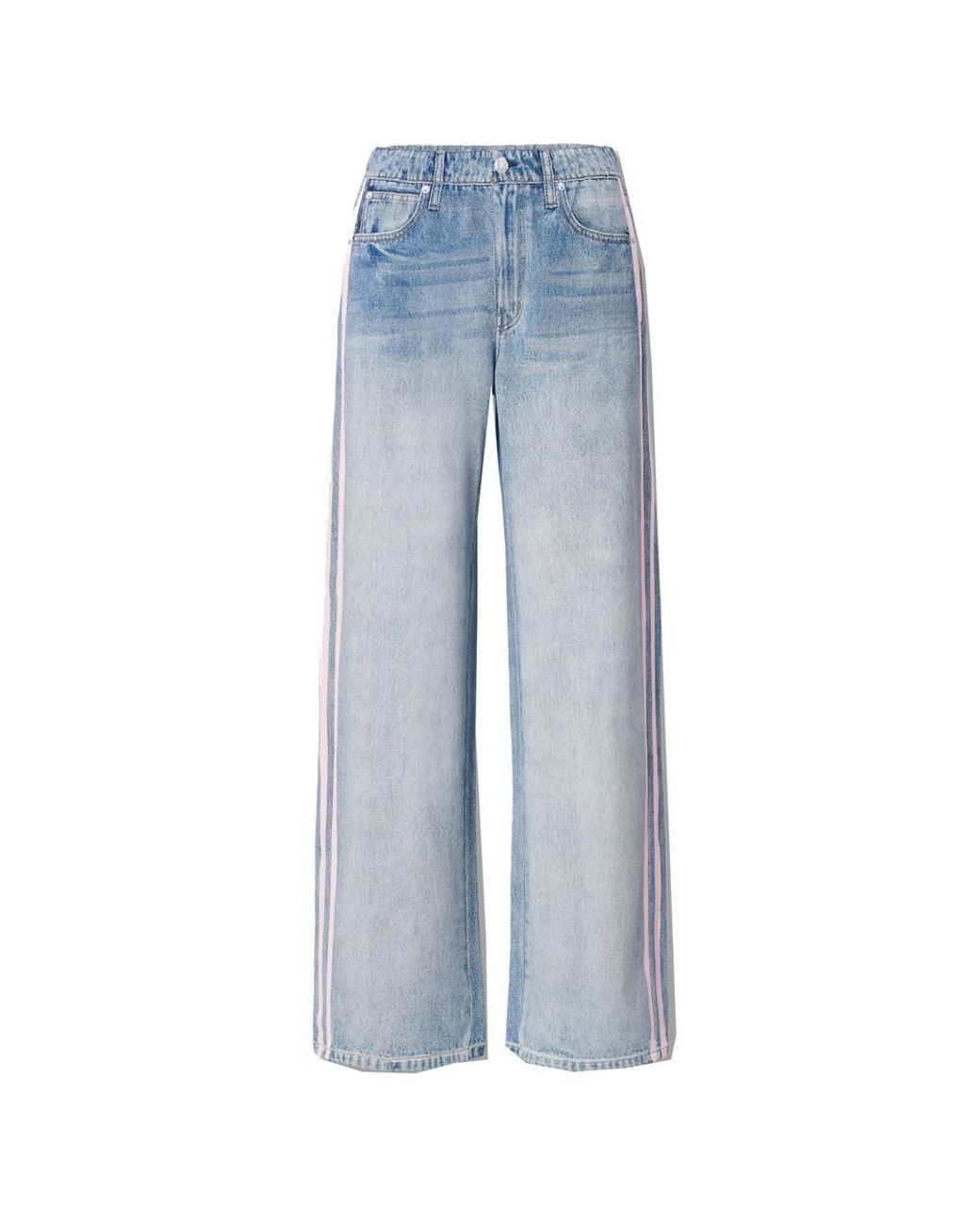 Rag & Bone Blue Rb Miramar Terry Wide Track Pants