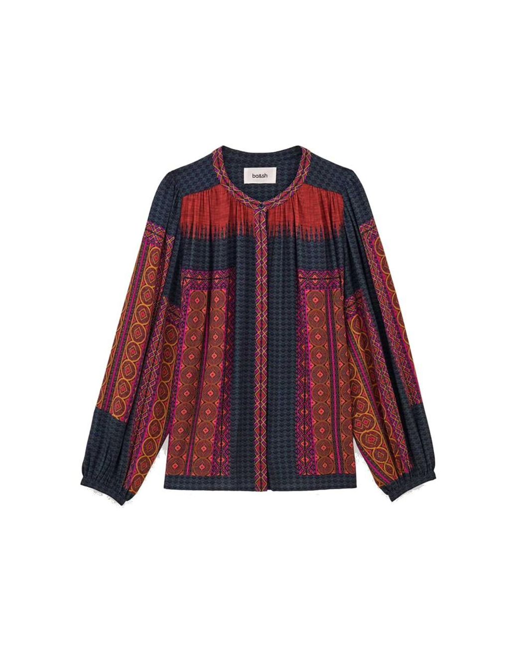 Ba&sh Red Olivio Shirt