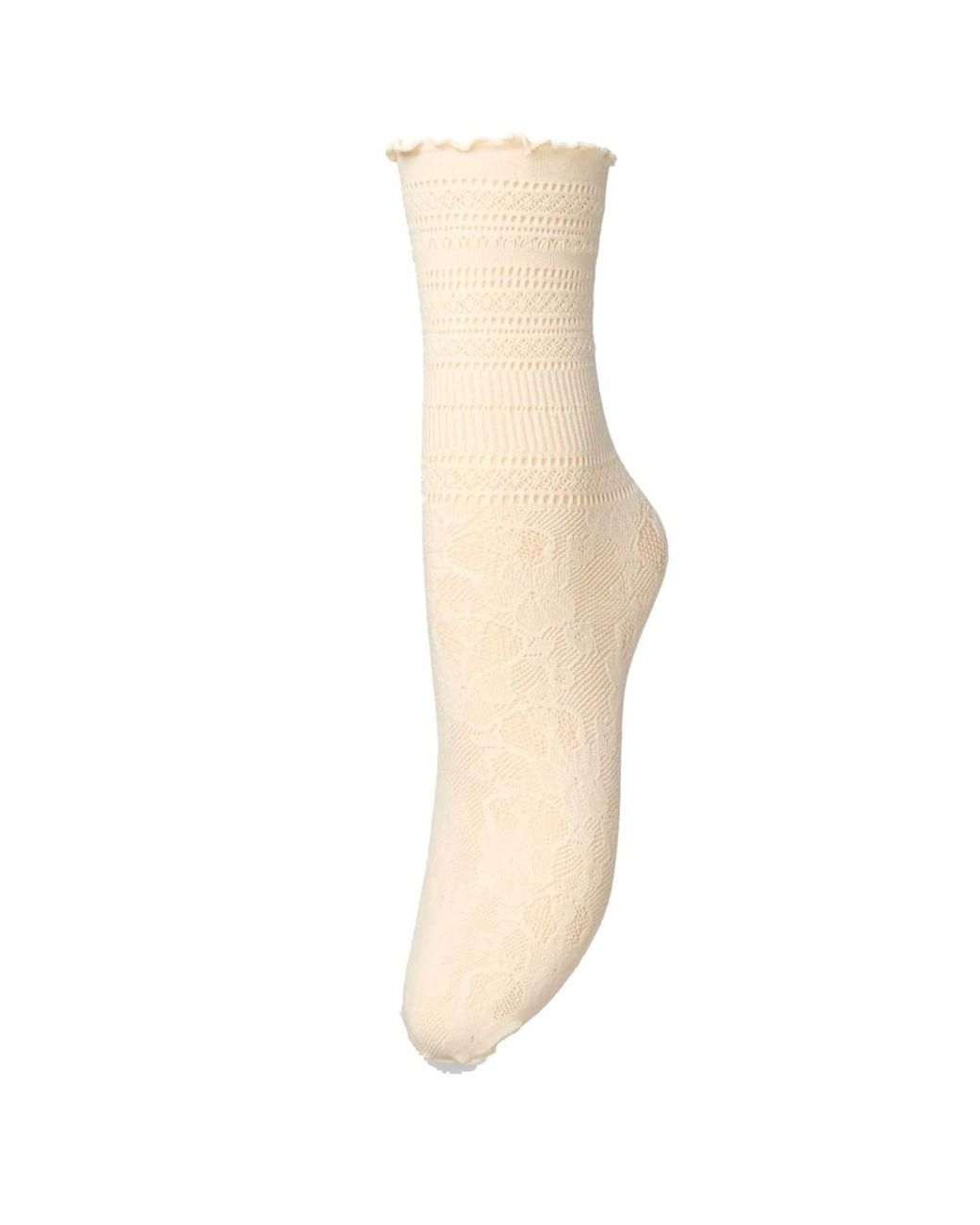Becksöndergaard Natural Bloom Lace Socks