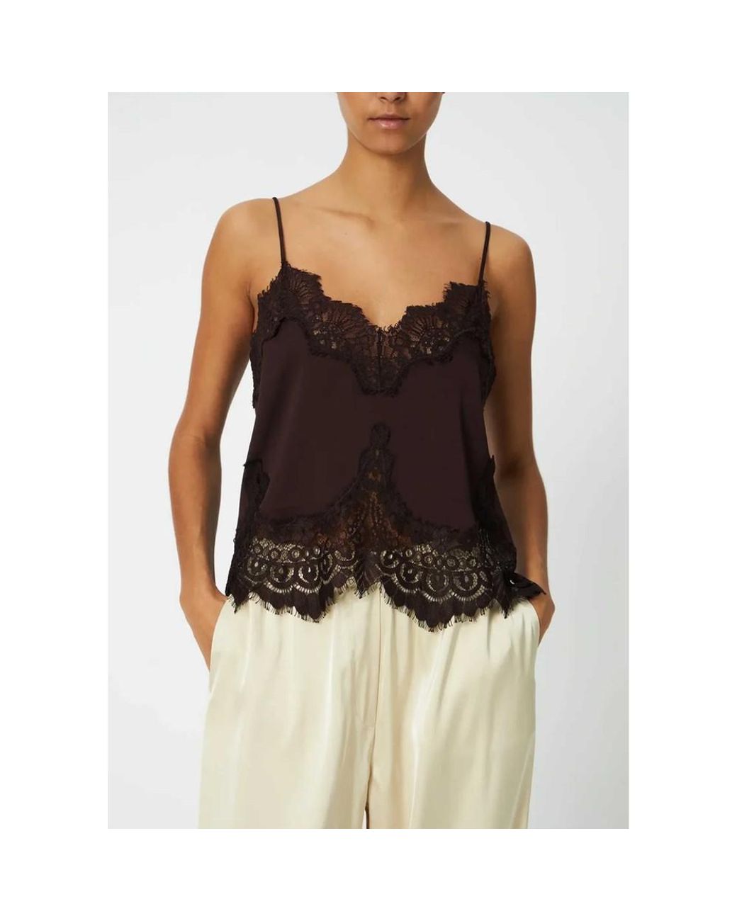 Stella Nova Black Underlayer Lace Top