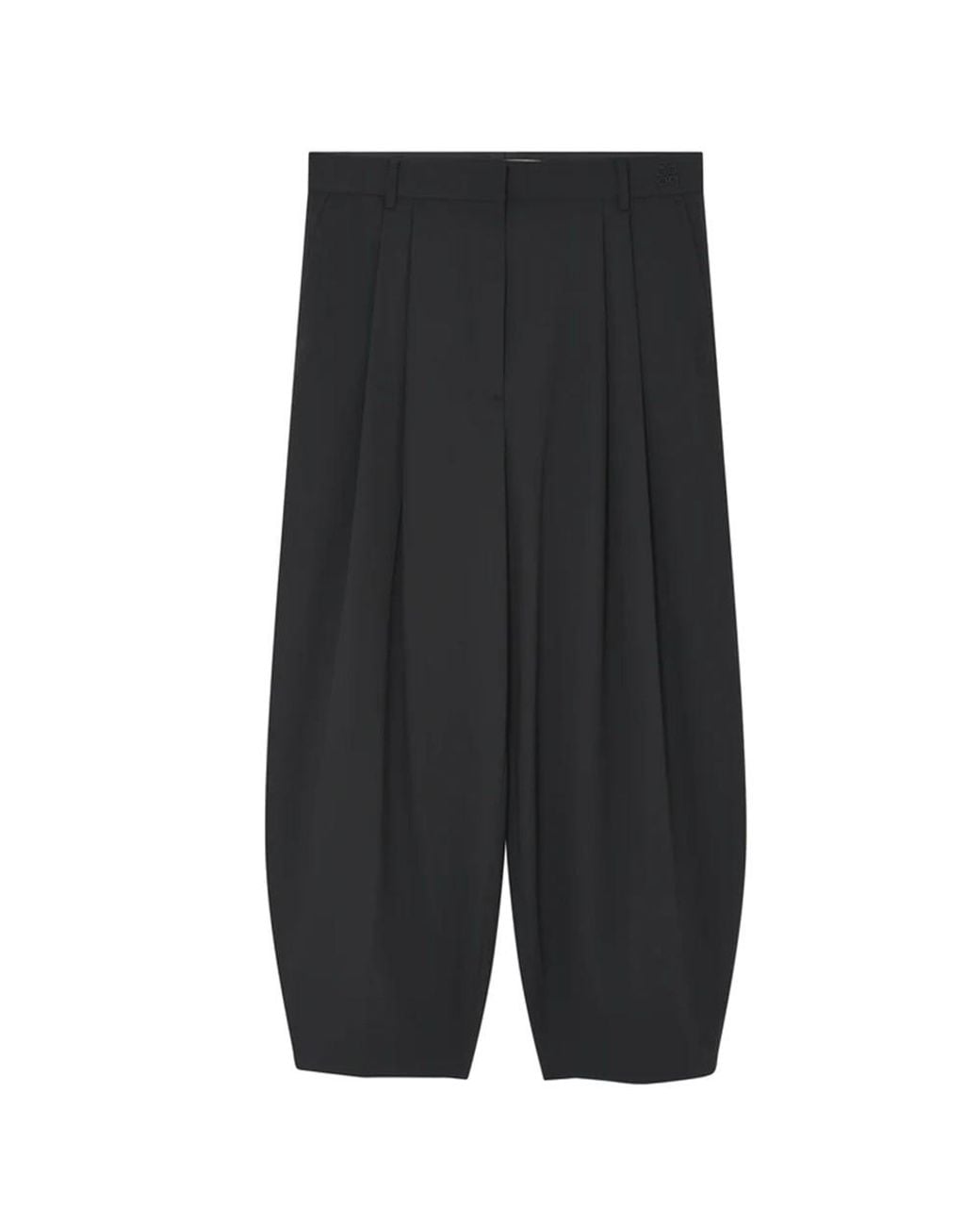 Day Birger et Mikkelsen Black Enora Barrel Leg Trousers