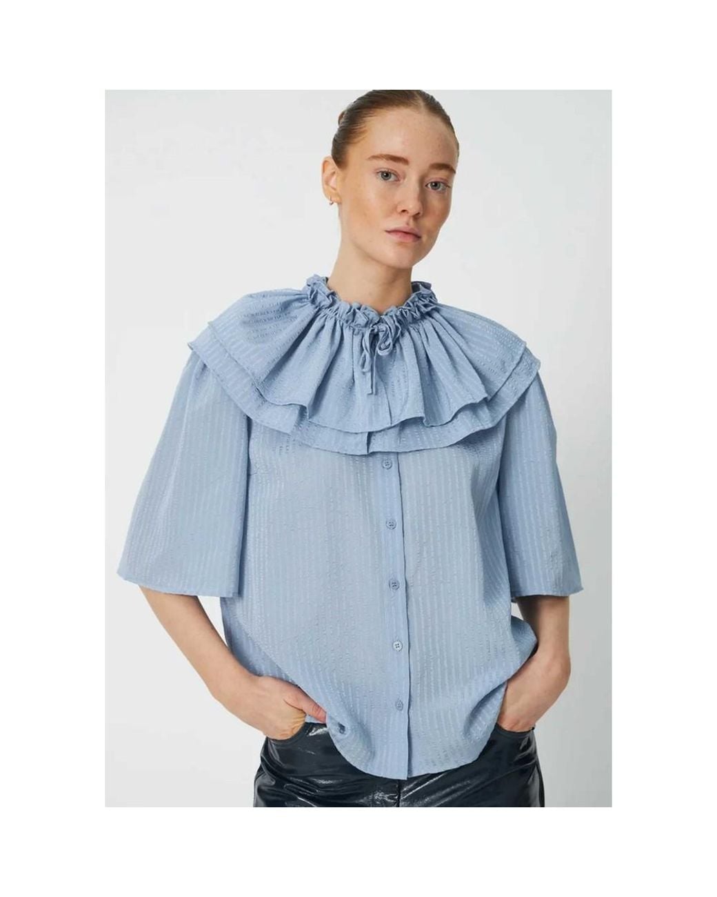 Stella Nova Blue Frill Top