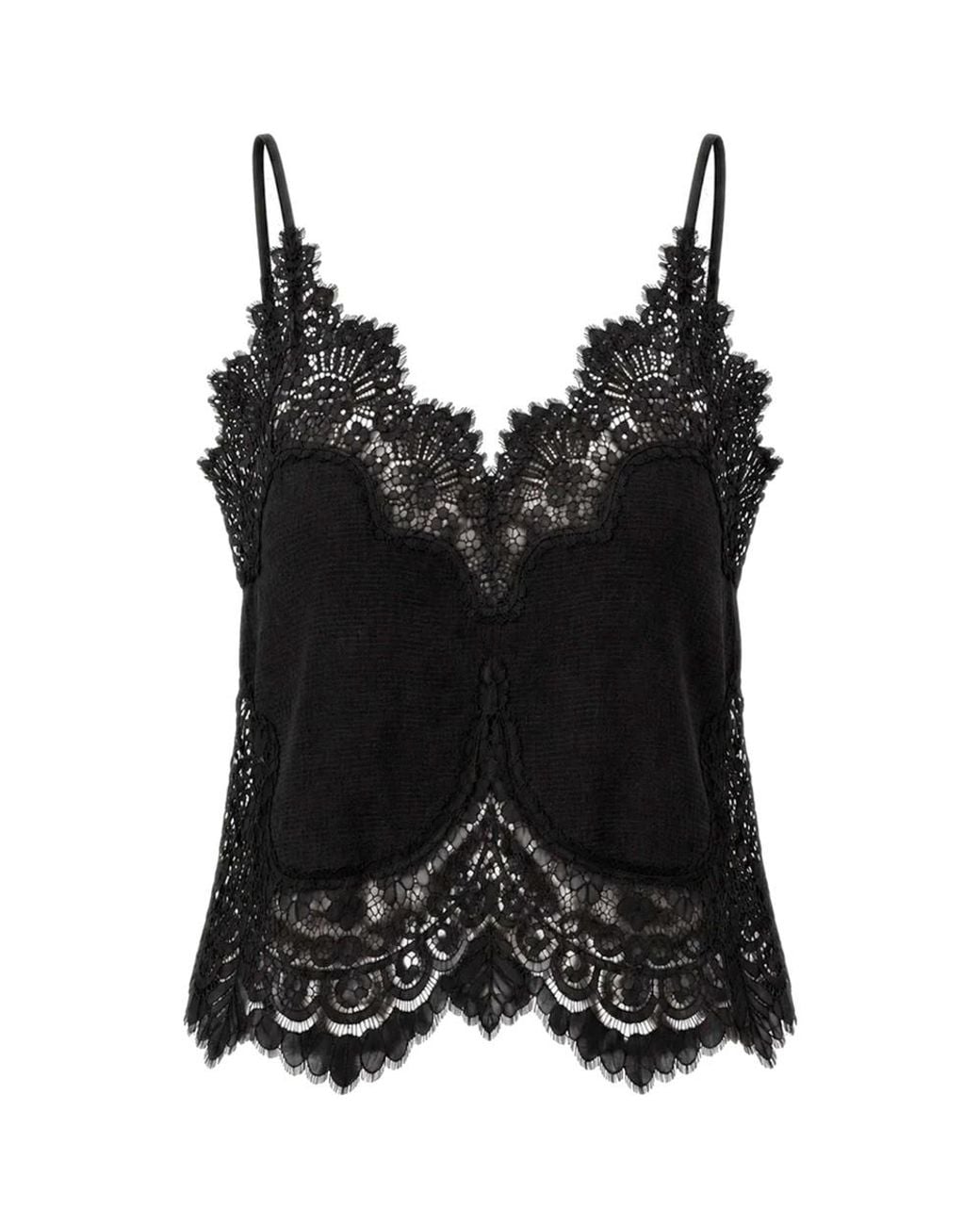 Stella Nova Black Underlayer Lace Top