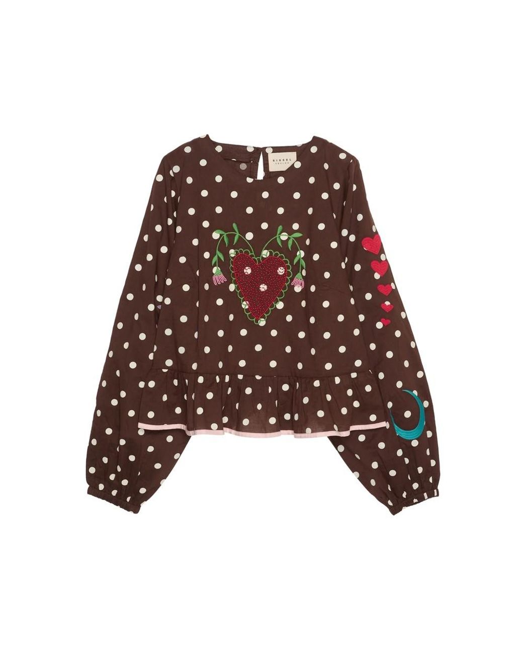 SISSEL EDELBO Brown Diana Top