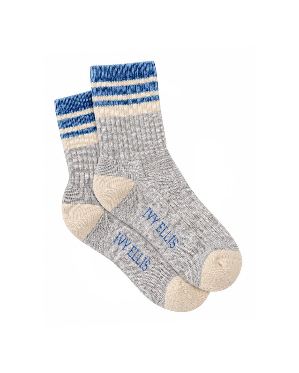 Ivy Ellis Blue Highland Socks
