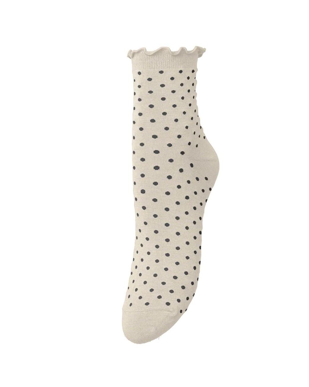 Becksöndergaard Metallic Dotted Frilla Short Sock