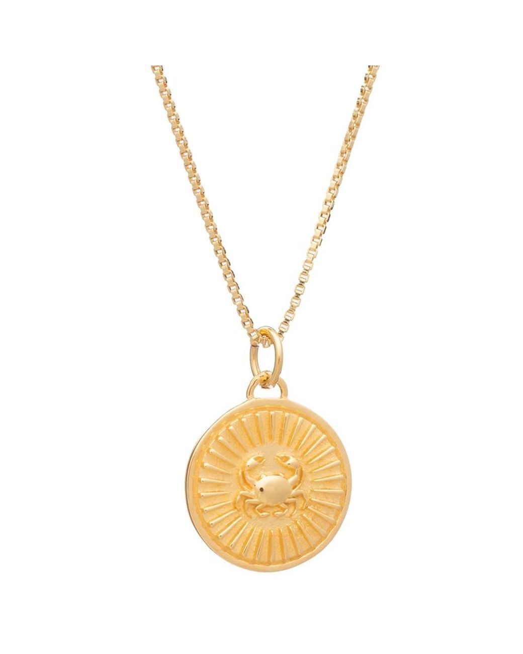 Rachel Jackson Metallic Zodiac Art Coin Necklace