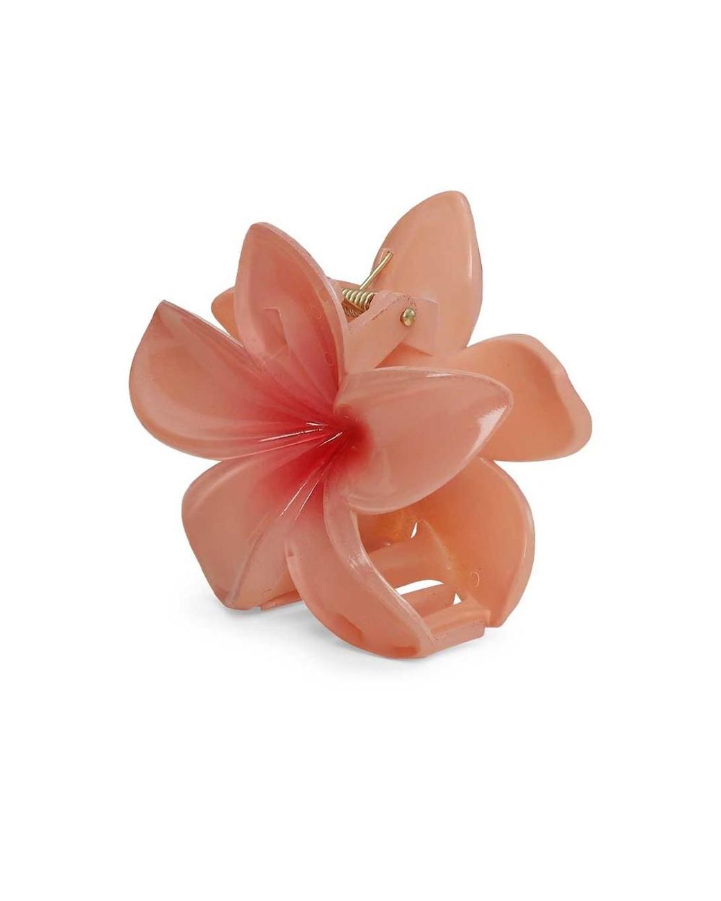 SUI AVA Orange Plumeria Bisou Big Clip