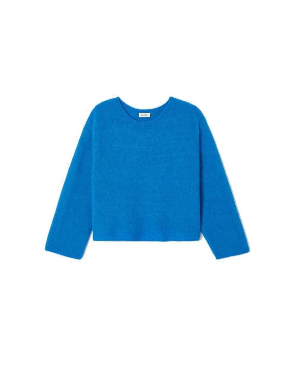 American Vintage Blue Vitow Alpaca Blend Jumper