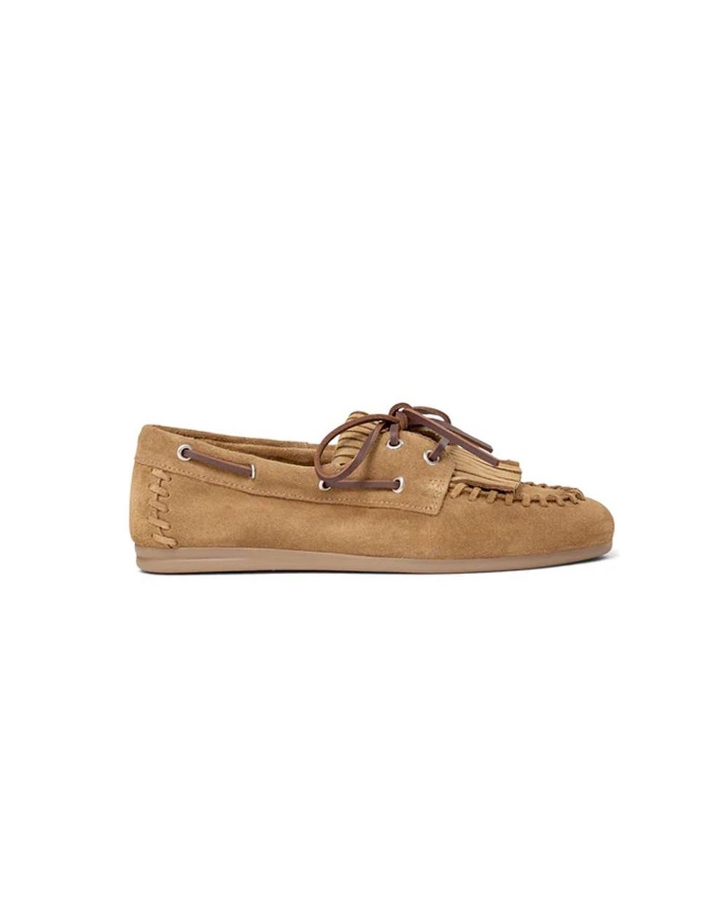 Pavement Brown Magda Suede Loafers